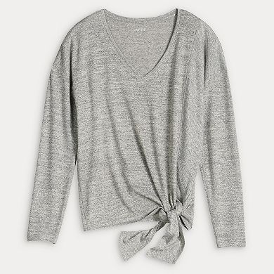 Women's Apt. 9® V-Neck Side Tie Top