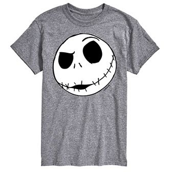 Disney's The Nightmare Before Christmas Jack Skellington Big & Tall Face Graphic Tee