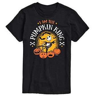 Disney's The Nightmare Before Christmas Jack Skellington Big & Tall I Am The Pumpkin King Graphic Tee