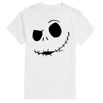 Disney's The Nightmare Before Christmas Jack Skellington Big & Tall Face Graphic Tee