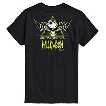 Disney's The Nightmare Before Christmas Big & Tall All Hail The King Of Halloween Graphic Tee