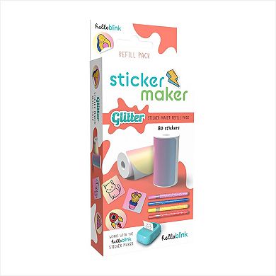 Hello Blink Sticker Maker Refill Pack - 80 Glitter Stickers