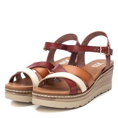 Women's Wedge Strappy Sandals By XTI 142849
