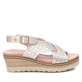 Women's Wedge Sandals By XTI, Gold 14090505