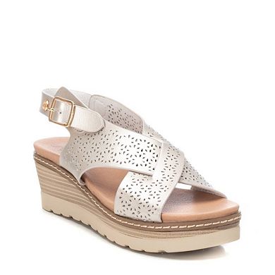Women's Wedge Sandals By XTI, Gold 14090505