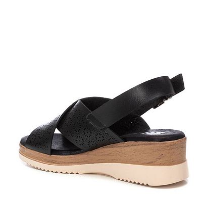 XTI Women's Criss Cross Wedge Sandals 143852