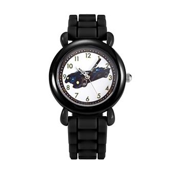 Batman Boys' Time Teacher Watch & Black Silicone Strap