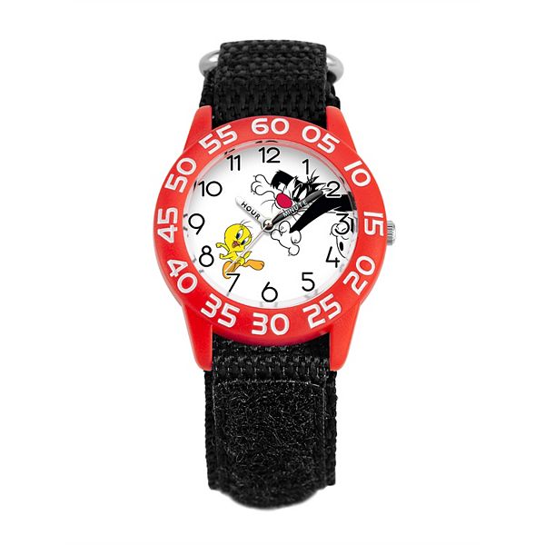 Looney Tunes Tweety & Sylvester Boys' Time Teacher Watch with