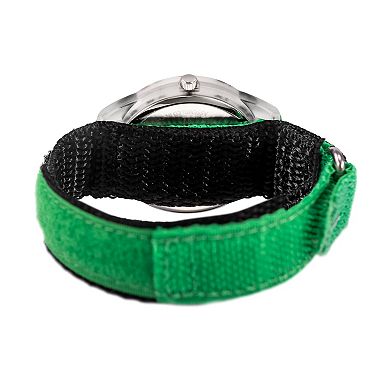 Looney Tunes Tasmanian Devil Kids' Time Teacher Watch & Hook and Loop Strap
