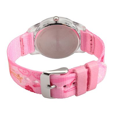 Red Balloon Girls' Time Teacher Watch & Pink Fabric Strap