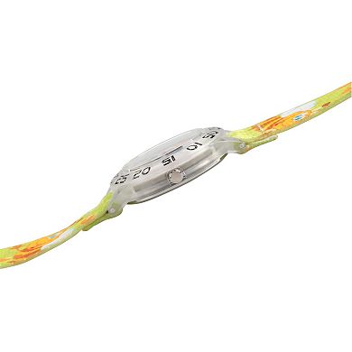 Red Balloon Boys' Time Teacher Watch & Green Fabric Strap