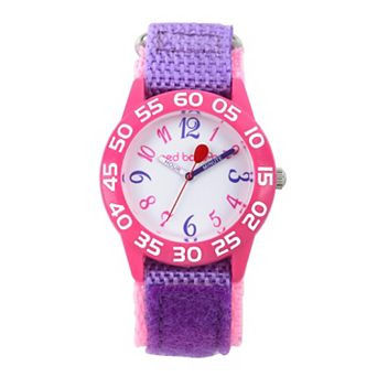 Red Balloon Girls' Time Teacher Watch & Nylon Strap