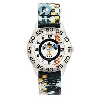 Red Balloon Boys' Time Teacher Watch & Dark Blue Printed Fabric Strap