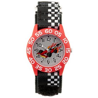Red Balloon Boys' Time Teacher Watch & Black Hook and Loop Strap