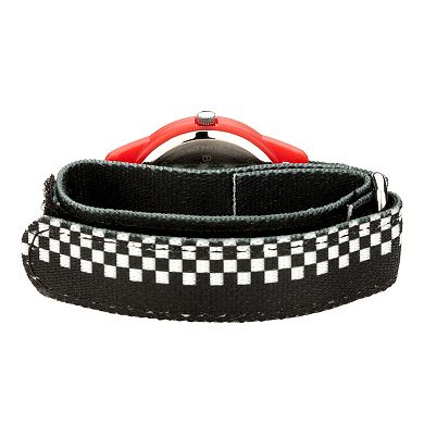 Red Balloon Boys' Time Teacher Watch & Black Hook and Loop Strap