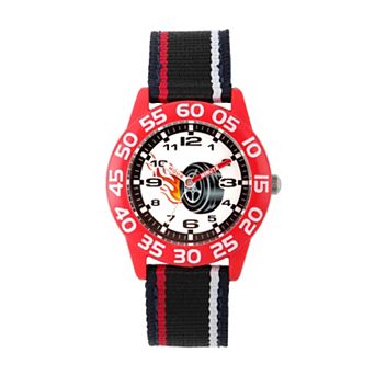 Red Balloon Boys' Time Teacher Watch Black Nylon Strap