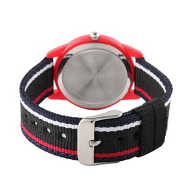 Red Balloon Boys' Time Teacher Watch Black Nylon Strap
