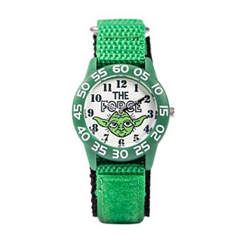 Disney's Star Wars Yoda Boys' Nylon Strap Watch