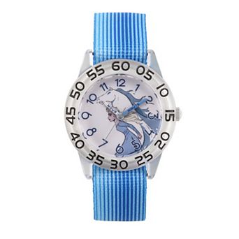 Disney's Elsa Girls' Time Teacher Watch & Stretchy Nylon Strap