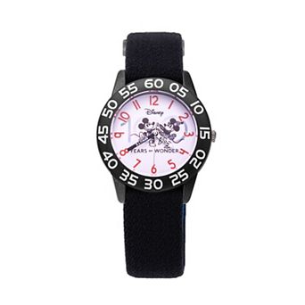 Disney's Minnie Mouse & Mickey Mouse Kids' Time Teacher Watch Nylon Strap