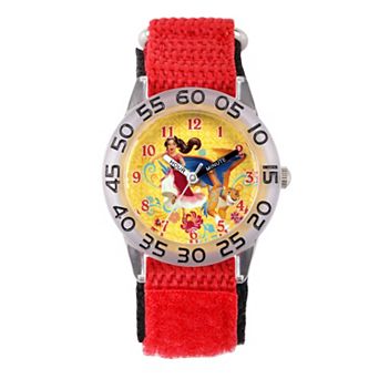 Disney's Elena of Avalor Girls' Time Teacher Watch & Hook and Loop Strap