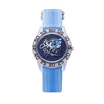Disney's Star Wars R2-D2 Boys' Time Teacher Analog Watch & Nylon Strap