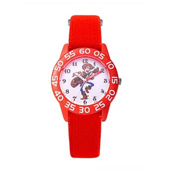 Disney / Pixar’s Toy Story Woody Time Teacher Kids' Watch Reversible Nylon Strap