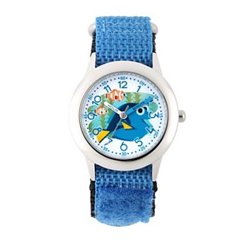 Disney / Pixar’s Finding Dory Boys' Stainless Steel Time Teacher Watch & Nylon Strap