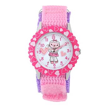 Disney's Doc McStuffins Girls' Time Teacher Watch Nylon Strap