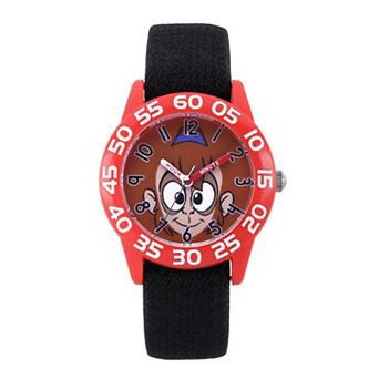 Disney's Aladdin Abu Boys' Time Teacher Watch & Reversible Nylon Strap