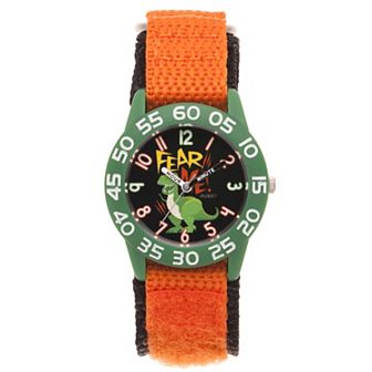 Disney / Pixar’s Toy Story 4 Boys' Rex Time Teacher Watch & Nylon Strap