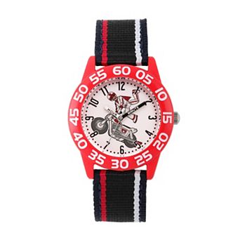 Disney / Pixar’s Toy Story Duke Caboom Boys' Time Teacher Watch & Black Nylon Strap