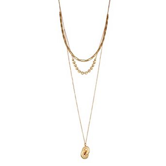 Nine West Gold-Tone Multi-Chain Necklace