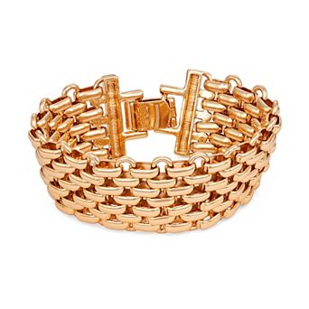 Nine West Gold-Tone Chain Bracelet