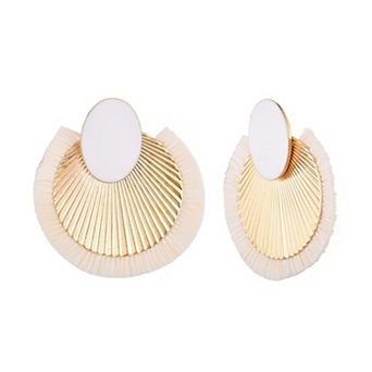 Adornia Statement Mixed Material Darla Earrings