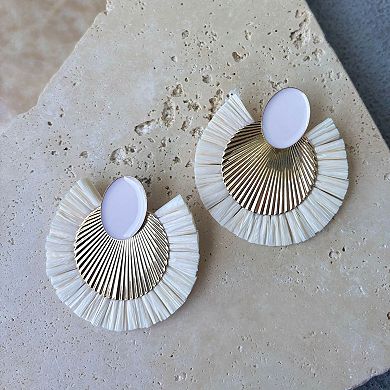 Adornia Statement Mixed Material Darla Earrings