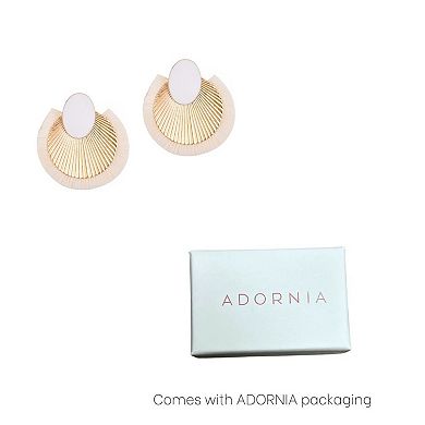 Adornia Statement Mixed Material Darla Earrings