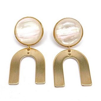 Adornia 14k Gold Plated Gila Hoop Earrings