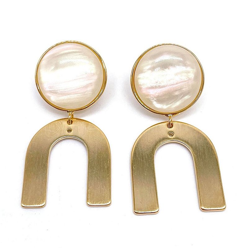 Adornia 14k Gold Plated Gila Hoop Earrings, Women's, Gold Tone