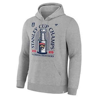 Men's Fanatics Florida Panthers 2025 Stanley Cup Champs Locker Room Fleece Pullover Hoodie