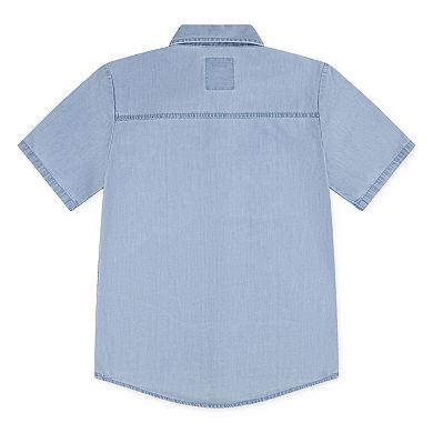 Boys 8-20 Levi's® Short Sleeve Woven Button Front Collared Top
