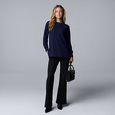 Women's Simply Vera Vera Wang Cozy Side Slit Tunic