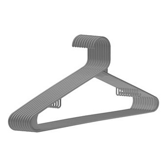 10 pc Pants Hanger, Plastic Space Saving Clothes Hanger for Closet, Pants, Clothing, Coats, Shirts