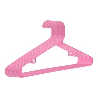 10 pc Pants Hanger, Plastic Space Saving Clothes Hanger for Closet, Pants, Clothing, Coats, Shirts