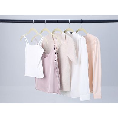 10 Packs Velvet Non-Slip Hangers, Durable Space Saving Clothes Hangers for Coats, Pants, or Shirts