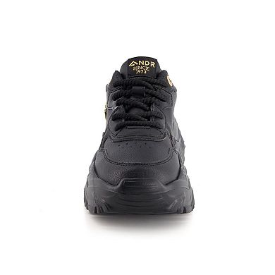 Andrea Women's Chunky Sneakers with Golden Heart 67730