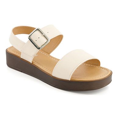 Andrea Women's Comfort Buckle Strap Sandals 66373
