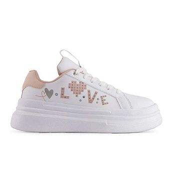 Andrea Women's Platform Sneakers LOVE 68032