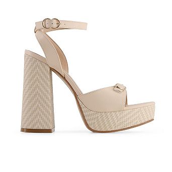 Andrea Women's Ankle Strap High Heel Sandals 65043