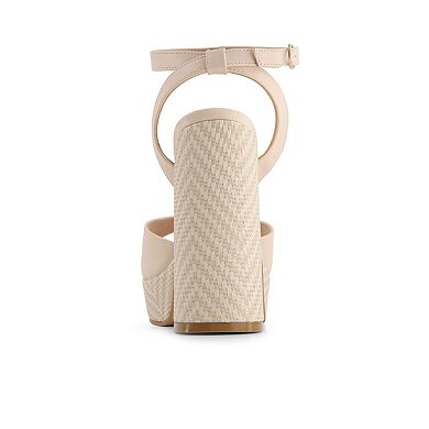 Andrea Women's Ankle Strap High Heel Sandals 65043